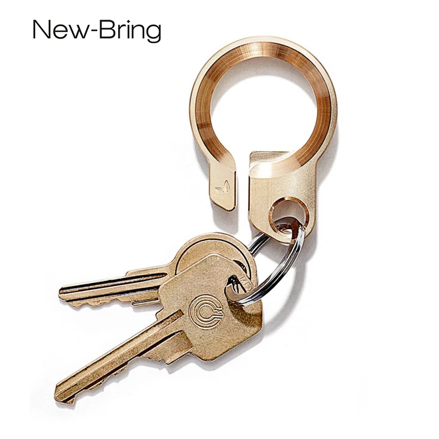 

NewBring Copper Key holder with Bottle Opener smart key holder collector housekeeper DIY EDC Pocket key organizer