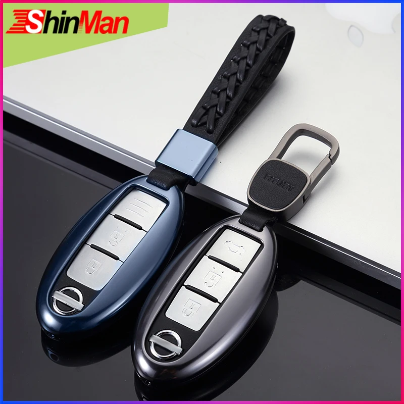 ShinMan Alloy Key Car key Case Cover For Nissan Sunny X-TRAIL Murano Teana March Bluebird Maxima QASHQAI LIVINA TIDA SYLPHY | Автомобили и