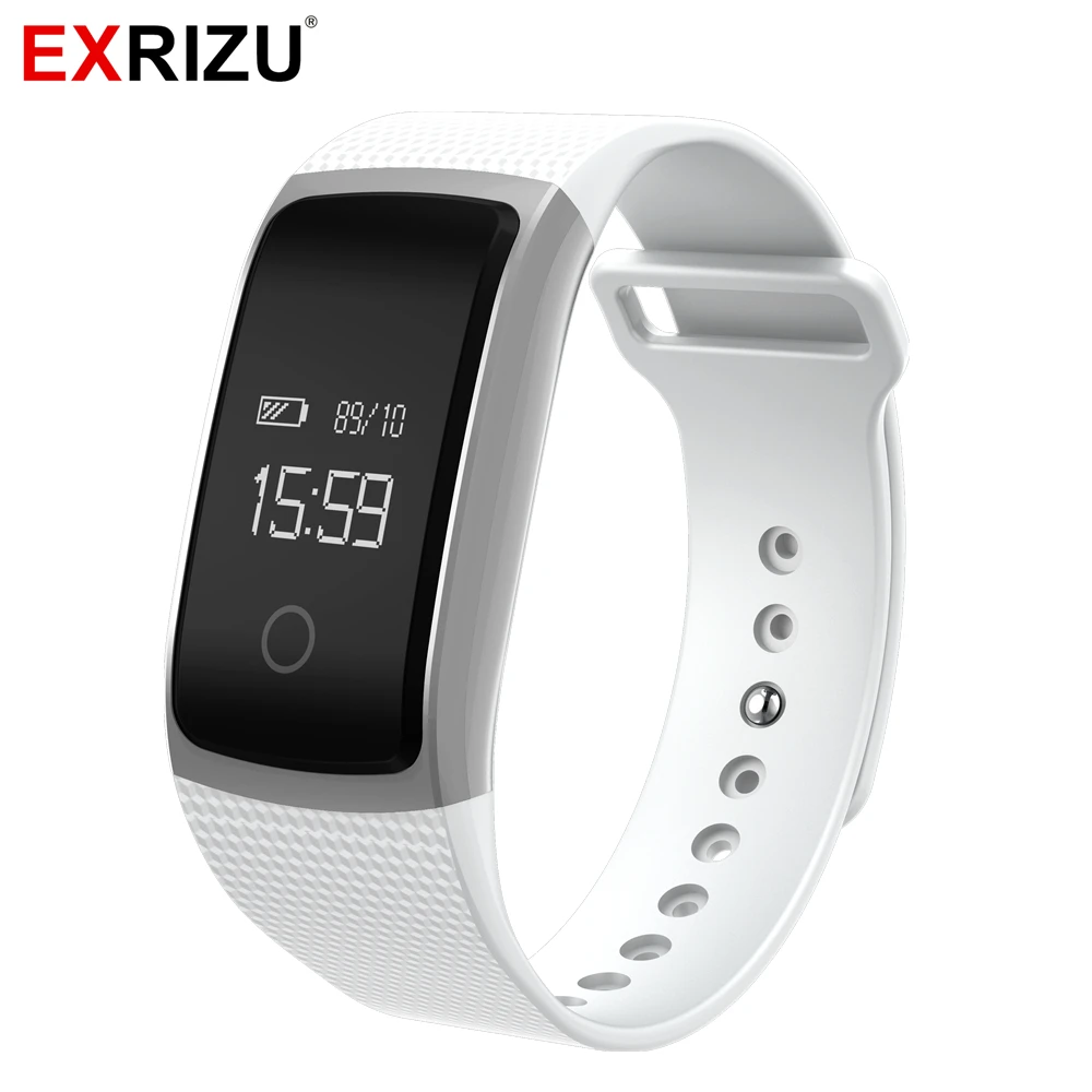 

EXRIZU A09 Sport Smart Wristband Pedometer Fitness Bracelet Blood Pressure Meter Heart Rate Monitor Activity Tracker Wrist Band