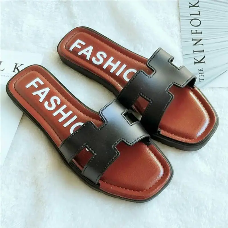 

Fashion Beach Slipper Women Outdoor Indoor Slippers Slides Word Hollow Out Non-slip Mules Sandals Slippers #11