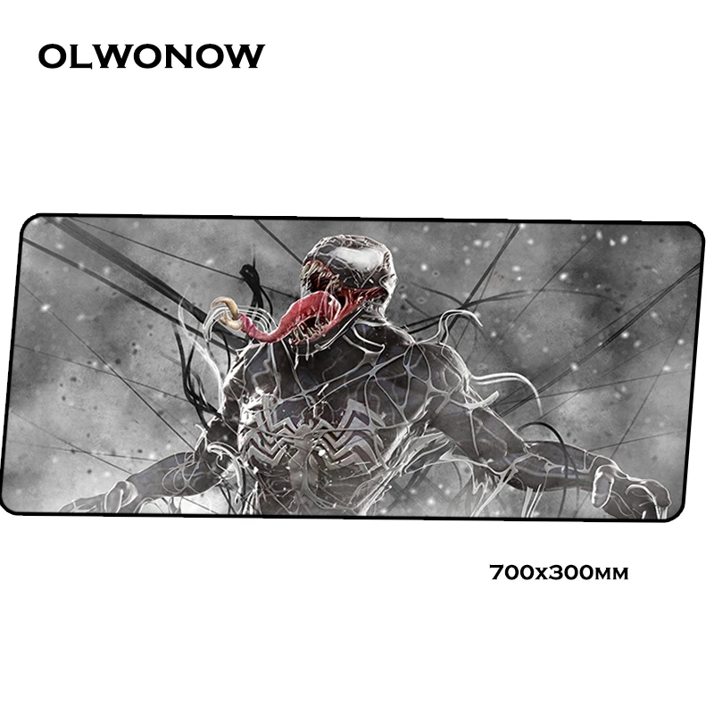 Venom mouse pad HD pattern 70x30cm pad to mouse Popular computer mousepad gaming mousepad gamer to laptop Adorable mouse mat - Цвет: Size 700x300x2mm