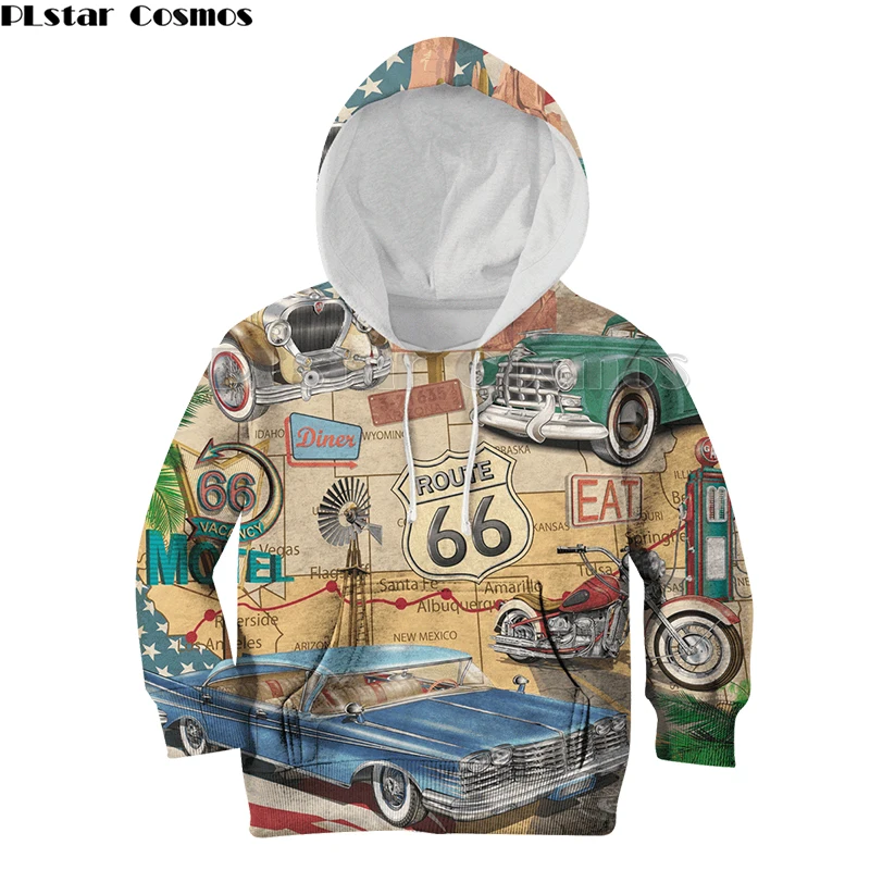 Family Matching Outfits Mom Kids Baby Car 3d Print Hoodies