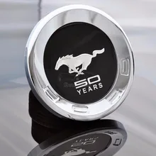 Car Auto 3D Caballo Estilo Trasero Emblema ABS Cola Badge Pegatina para Ford Mustang 50 Años Edición