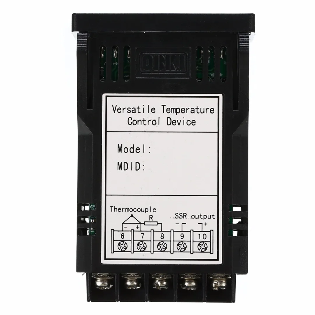 1pc Controller Black Plastic XMT7100 1/32DIN Digital F/C PID Temperature Controller With K Thermocouple For Industrial Equipment