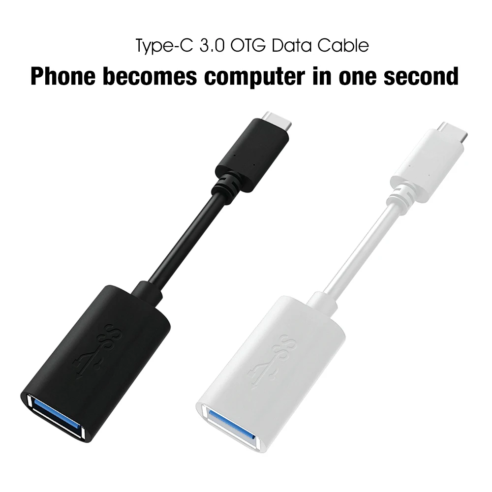 USB C OTG USB кабель 3,0 адаптер типа OTG c OTG для samsung galaxy s8 s9 HUAWEI P10 P20 mate10 pro Macbook USB OTG 20 см