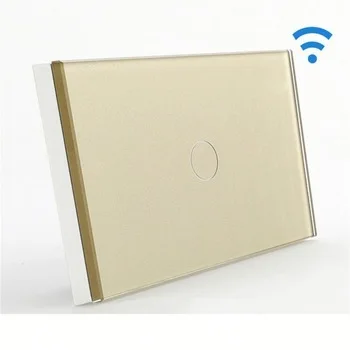 

Bseed Wireless Touch Switch 1 Gang 1 Way Touch Dimmer With Remote Control Gold Dimmable Switch Us Au