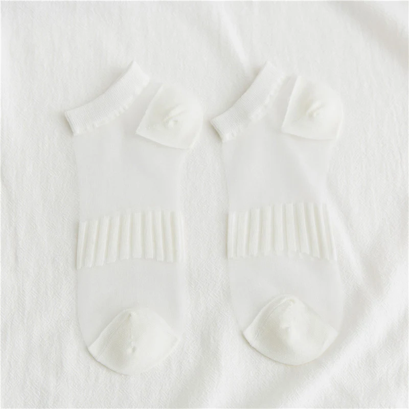 SP& CITY/Новинка; Летние прозрачные дышащие короткие носки; тапочки; женские тонкие открытые сетчатые носки до лодыжки; красивые невидимые носки до лодыжки