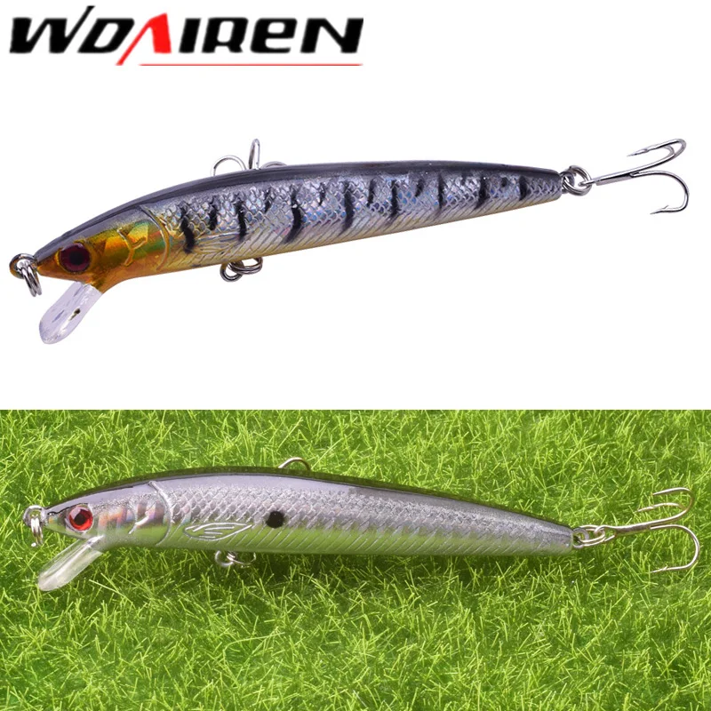 

1Pcs Topwater Floating Fishing Lure Minnow Wobblers Crankbait 95mm 7.5g Artificial Hard Bait Swimbait Bass Pesca fishing tackle