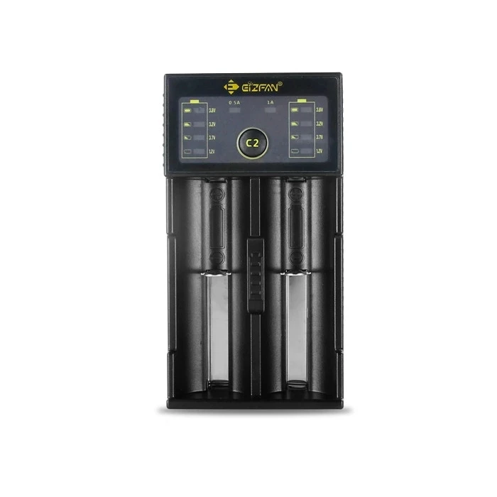 2 шт. EIZFAN IMR18650 IMR 18650 3100 мАч 40A EFAN электронная сигарета аккумуляторная батарея с C2 usb