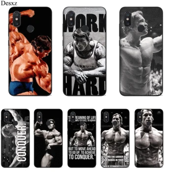 

Silicone Mobile Phone Case For Huawei P30 P20 P10 P9 P8 Lite Pro P Smart Cover TPU Arnold Schwarzenegger Bodybuilding Shell