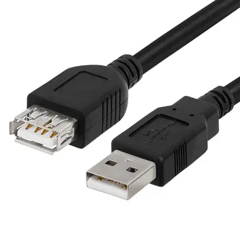 

High speed USB 2.0 extension cable 1.8M USB 2.0 A male to A female(copper conductor+foling+AL braiding)