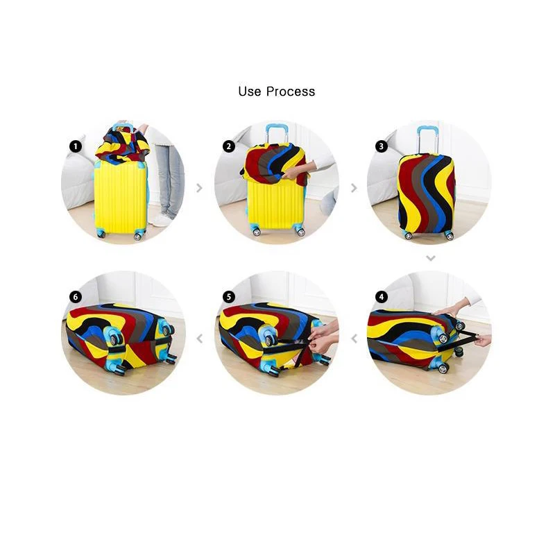 Hot Fashion Travel on Road Luggage Cover Protective Suitcase cover Trolley Case Travel Luggage Dust Cover For 18 - 30 inch Hot Fashion Travel on Road Luggage Cover Protective Suitcase cover Trolley Case Travel Luggage Dust Cover For 18 - 30 inch