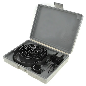 

Hot 13Pcs 19Mm-127Mm Hole Saw Bit Cutting Set Kit Drilling Tool Round Case Drill Bits For Cutting Wood Gypsum Board Pvc Board