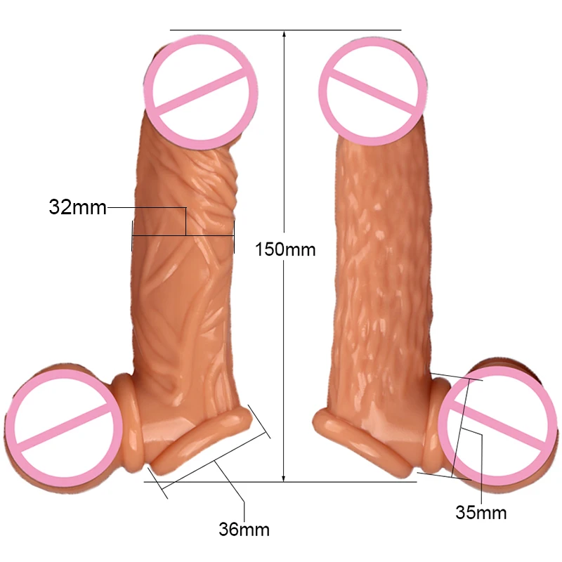 Silicone Penis Sleevess Extender | Ball Loop Sleeve