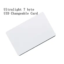 7 байт Сверхлегкий EV1 UID сменный 0 блок записываемый 13,56 МГц RFID перезаписываемая бесконтактная смарт-карта для копирования клон дубликат