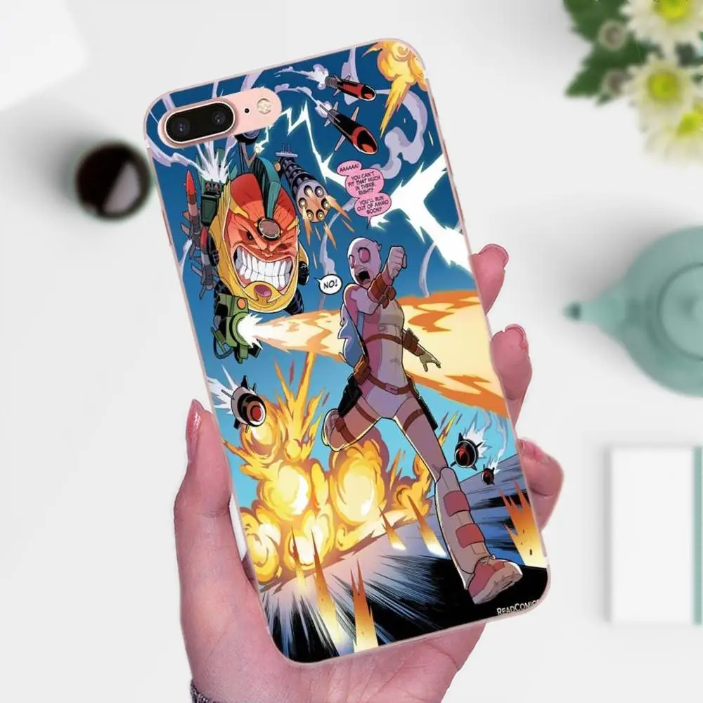 Милые аксессуары для телефона чехол Забавный Gwenpool Galaxy Grand Alpha G850 Core2 Prime S2 I9082 A3 A5 A7