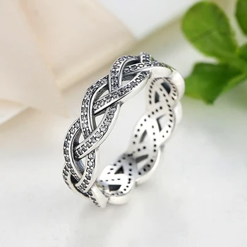 

ZMZY Trendy 8 Style My Princess Queen Crown Genuine 100% 925 Sterling Silver Twist Of Fate Stackable Ring ANNIVERSARY SALE 2020