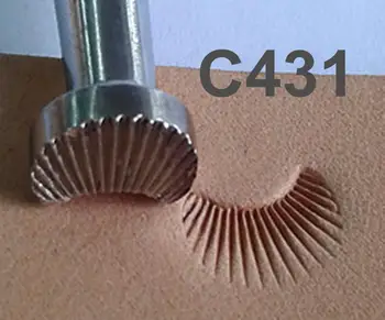 

1pc Stainless Steel Leather Craft Carving Stamping Stamp Punch Stamper Tool Master Leather Stamper - Chisel Pricking Iron Awl