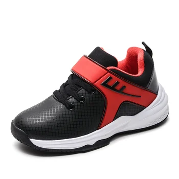 

New Arrival Autumn Winter Leather Children Sneakers Boys Leisure Running Trainers Fashion Light Kids Sport Shoes Big Size 30-41