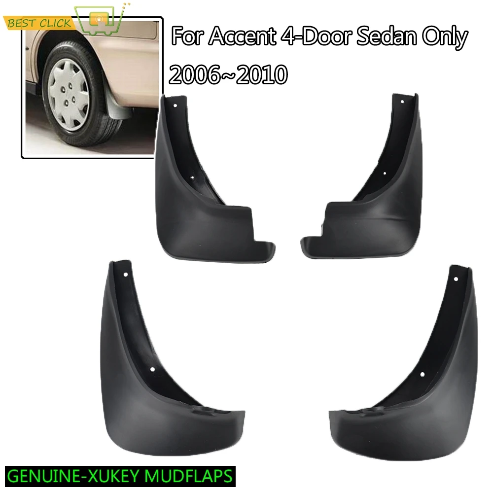 

Set Mud Flaps For Hyundai Accent 2006 2007 2008 2009 2010 Splash Guards Mudguards Mudflaps GLS Dodge Attitude Verna Era Brio