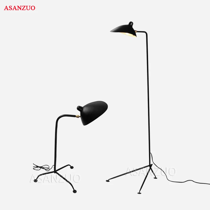 

Nordic Iron Floor Lamp Trendy Floor Lamp E27 living room creative artistic personality Duckbill lampshade spide Floor Lamp