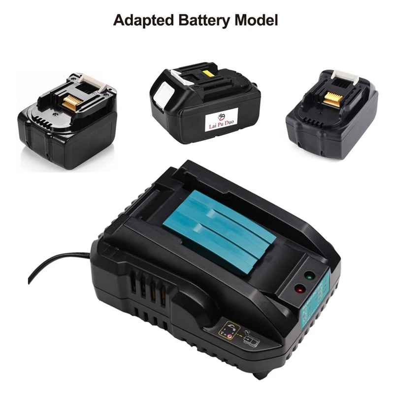 Dc18Rc 14,4 в 18 в литий-ионный аккумулятор зарядное устройство 4A зарядный ток для Makita Bl1830 Bl1430 Dc18Rc Dc18Ra электроинструмент батарея Us Plug