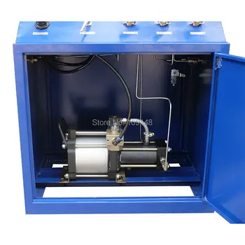 

Wellness Model:WS-GB60 30- 48 Mpa single action High pressure air driven gas booster system for pressure testing