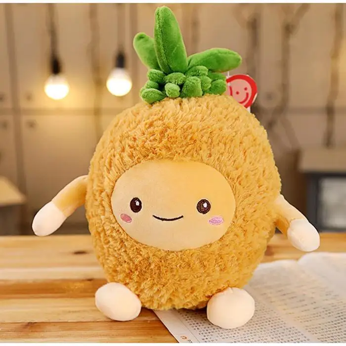 Авокадо Фрукты плюшевые игрушечные растения Kawaii мультфильм милые мягкие куклы