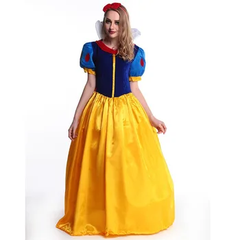 

Snow White Princess Dress Women fantasia Princess Snow White Cosplay Carnival Disfraces Party Women Adult Snow White Costumes