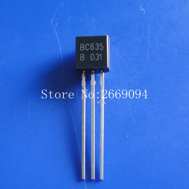 

50PCS BC635 BC635B TRANSISTOR NPN 45V 1A TO-92