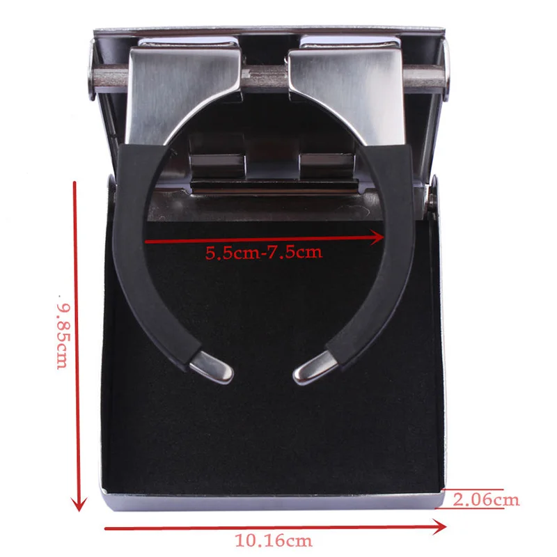 1pcs Stainless Steel Folding Cup Drink Holder Adjustable for Marine Boat Truck RV