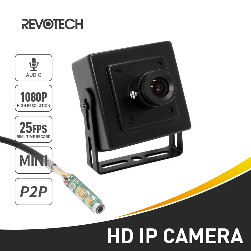 imágenes para De Audio de Tipo Mini HD 1920x1080 P 2.0MP Cámara IP Metal Cubierta ONVIF P2P IP de Cámaras de Seguridad CCTV Cam imágenes para De Audio de Tipo Mini HD 1920x1080 P 2.0MP Cámara IP Metal Cubierta ONVIF P2P IP de Cámaras de Seguridad CCTV Cam
