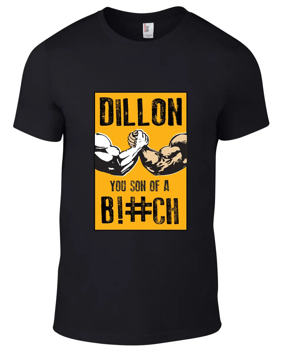 PREDATOR DILLON You Son of a B!#ch Bitch T Shirt 80s Movie Fighting Funny Tee Cool Casual pride t shirt men Unisex New | Мужская одежда