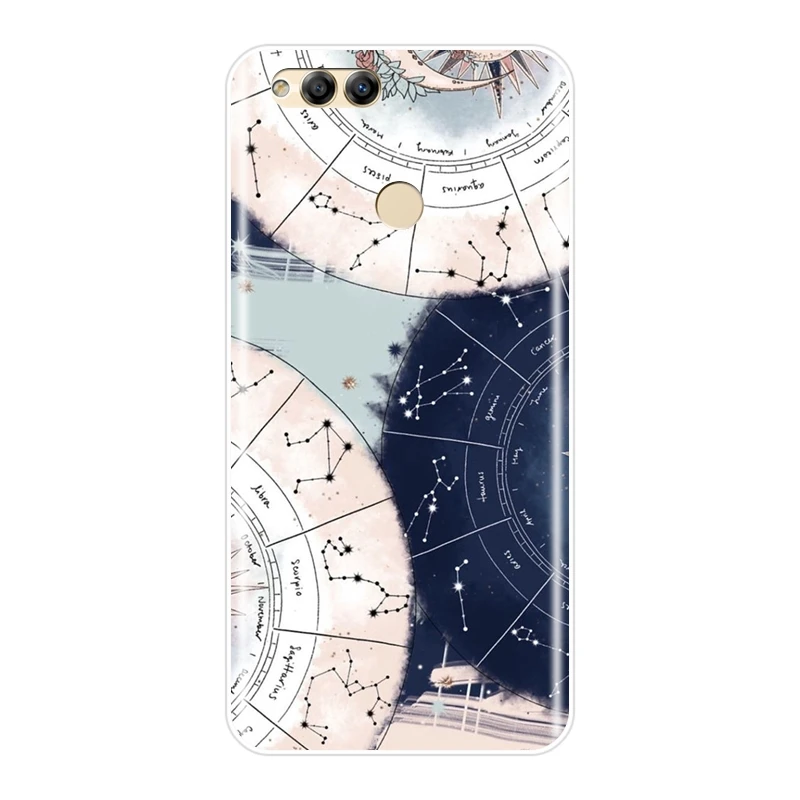 ТПУ задняя крышка для Huawei Honor 7 7S 7X 7A 7C Pro 8X MAX 10 9 8 Art Star Мягкий силиконовый чехол