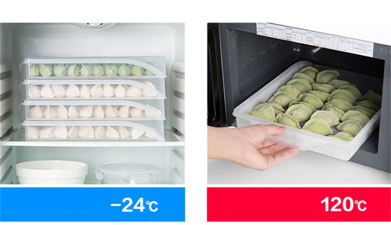 JiangChaoBo кухонный поднос для пельменей, дома, замороженные пельмени, коробка для холодильника, коробка для хранения еды, морозильная камера
