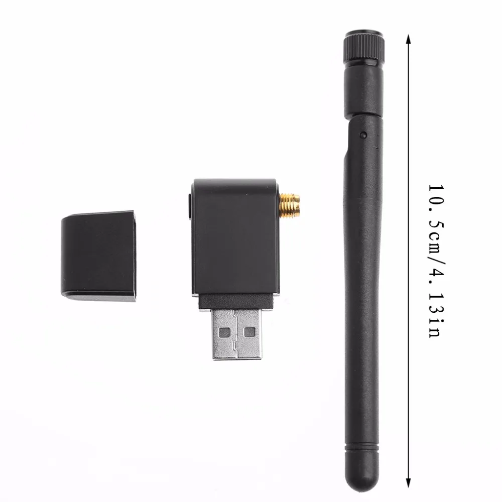 Мини 150 Мбит/с USB беспроводная карта WiFi LAN Dongle адаптер MT7601 с 2dBi антенной