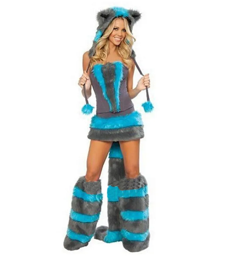 Online Get Cheap Wolf Halloween Costumes For Women -Aliexpress.com MOONIGHT Blue Teddy Panda Wolf Girl costumes for Halloween costumes cat ladies clothing exports in Europe - Online Get Cheap Wolf Halloween Costumes For Women -Aliexpress.com