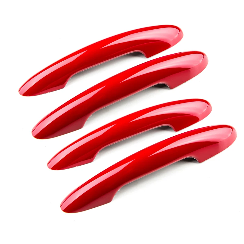 Mini Cooper F55 Red Color Door Handle Cover