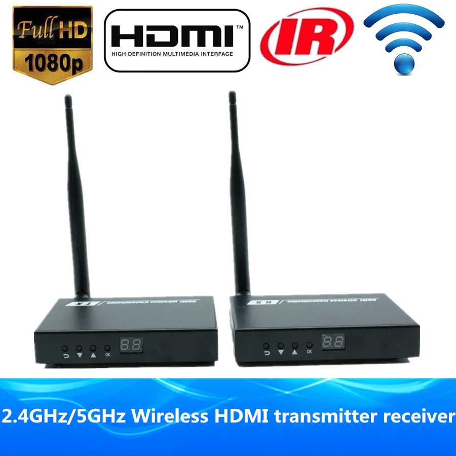 HD Video Audio Transmission HDMI Wireless Transmitter font b Receiver b font HDMI Sender Wireless Extender