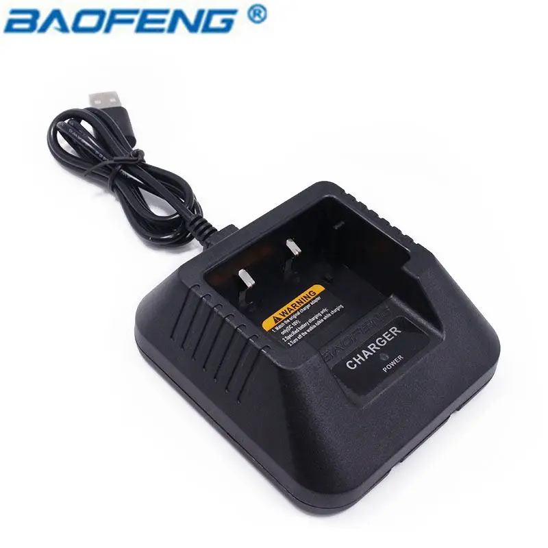 

Baofeng UV-5R USB Desktop base Battery Charger for pofung UV5R UV-5RE DM-5R dm5r Plus Li-Ion Charger CB Radio Walkie Talkie