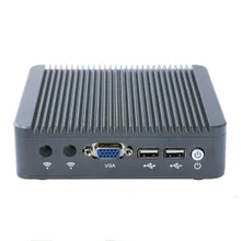 Office computer Fanless Intel Celeron J1800 up to 2.58GHz 2/4G RAM Mini PC Win7 OS with VAG ,2*USB2.0,Lan tiny desktop ,N80