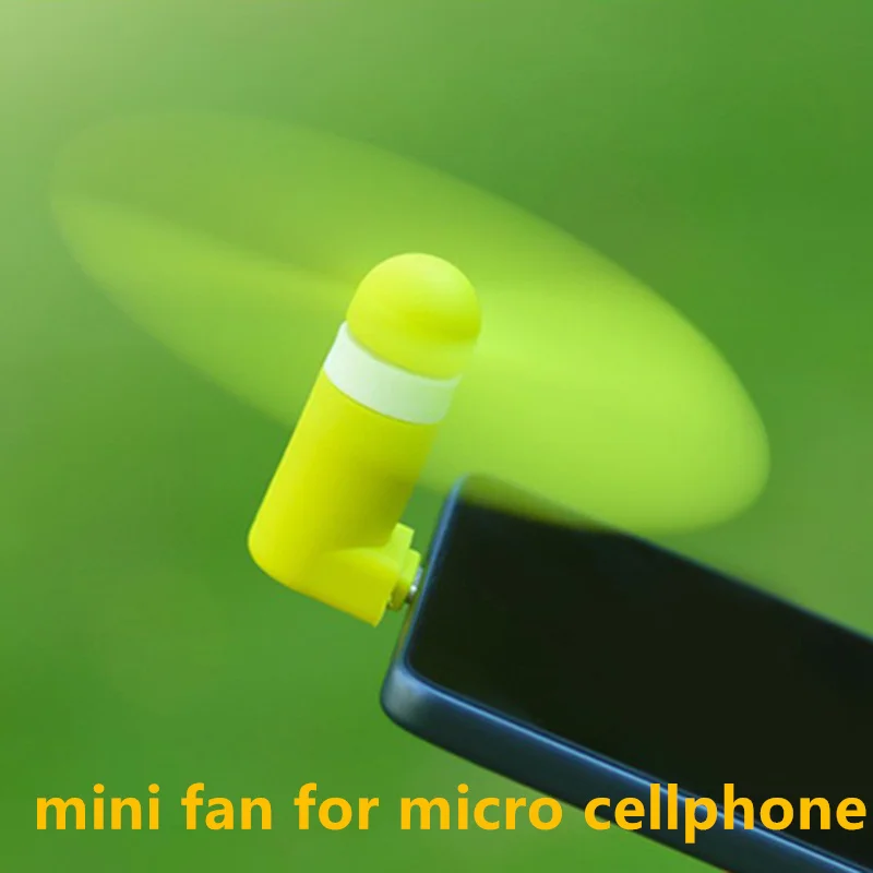 

FFFAS Micro USB Mute Fans Mobile Phone USB Gadget Fan Summer USB Windmill Ventilador for Samsung Android Drop Shipping Wholesale