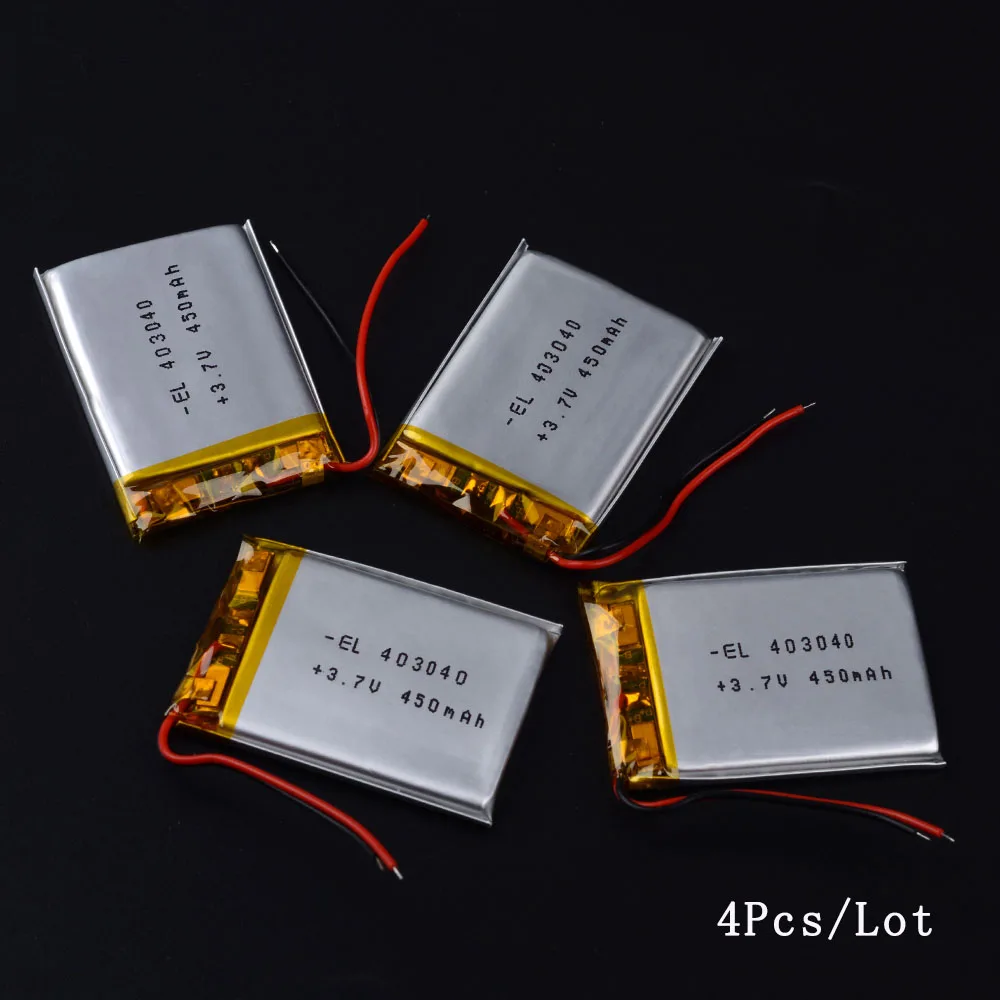 3,7 V литий-полимерный аккумулятор 403040 450mAh для проигрывателя xduoo x2 заменен - Цвет: 4