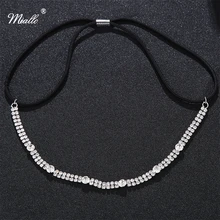 Miallo, Кристальные эластичные повязки на голову для волос, свадебная тиара для невесты, аксессуары для волос, свадебные украшения для волос