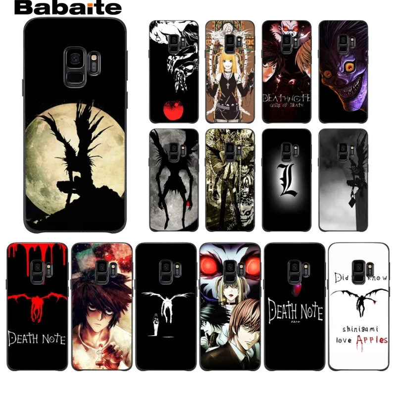 

Death Note Ryuk kira Soft Silicone TPU Phone Cover case For Samsung Galaxy s9 s8 plus note 8 note9 s7 s6edge coque Babaite