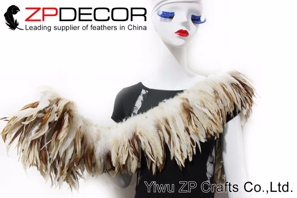 ZPDECOR 6 8 дюймов 800 шт 85 90 см ручная работа высокое качество натуральный бежевый