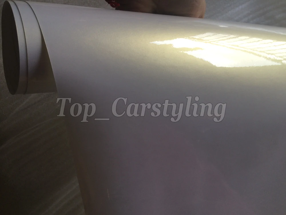 Pearlescent Gloss white GOLD BLUE shiny Pearl Film Car wrap vinyl Foile 3M APA ARLON mATT PEARL SATIN (5)