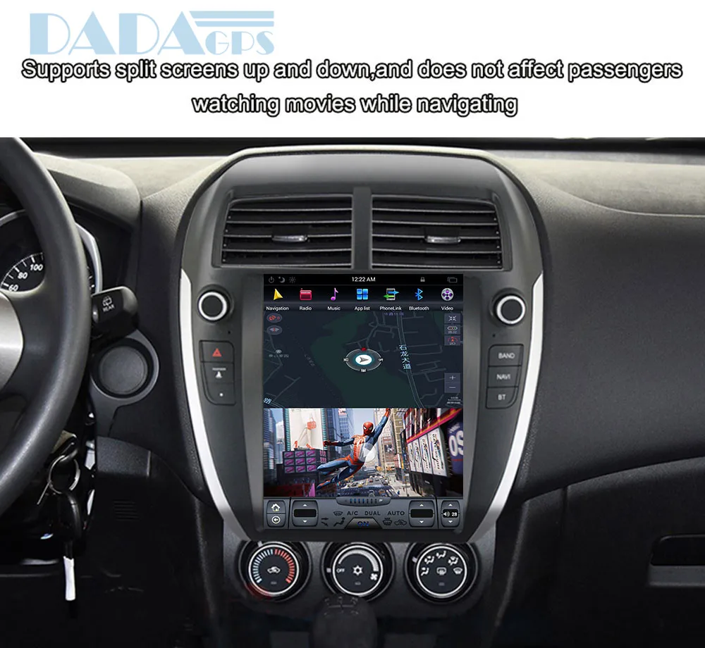 10," Tesla стиль Android автомобильный мультимедийный радио плеер для Mitsubishi ASX RVR Outlander Sport 2010- gps Карта Навигация стерео
