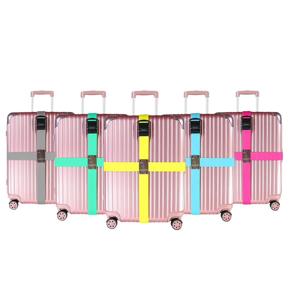 Buy 2pcs Travel Luggage Strap Long Cross Luggage Strap