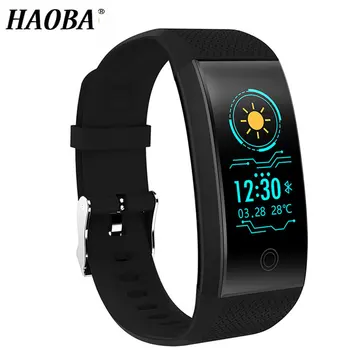 

HAOBA Smart Bracelet Heart Rate Blood Pressure Sleep Monitoring IP68 Waterproof Fitness Tracker Wristband For Android IOS